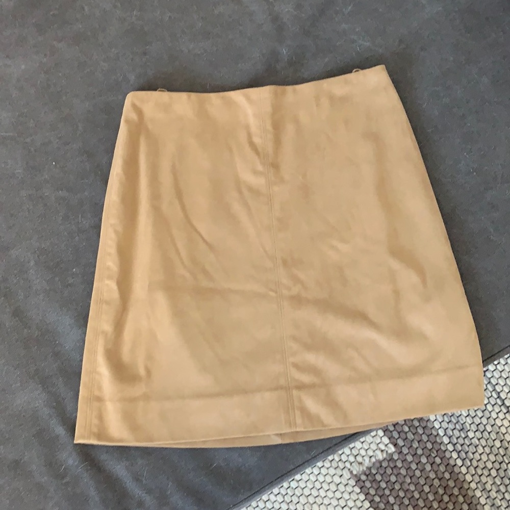 J Crew Faux Suede Mini Skirt